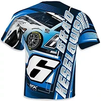 NASCAR Checkered Flag Brad Keselowski Kohler Sublimated Dynamic Total Print T-Shirt