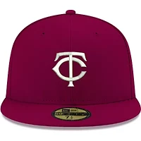 MLB Minnesota Twins Logo 59FIFTY Fitted Hat