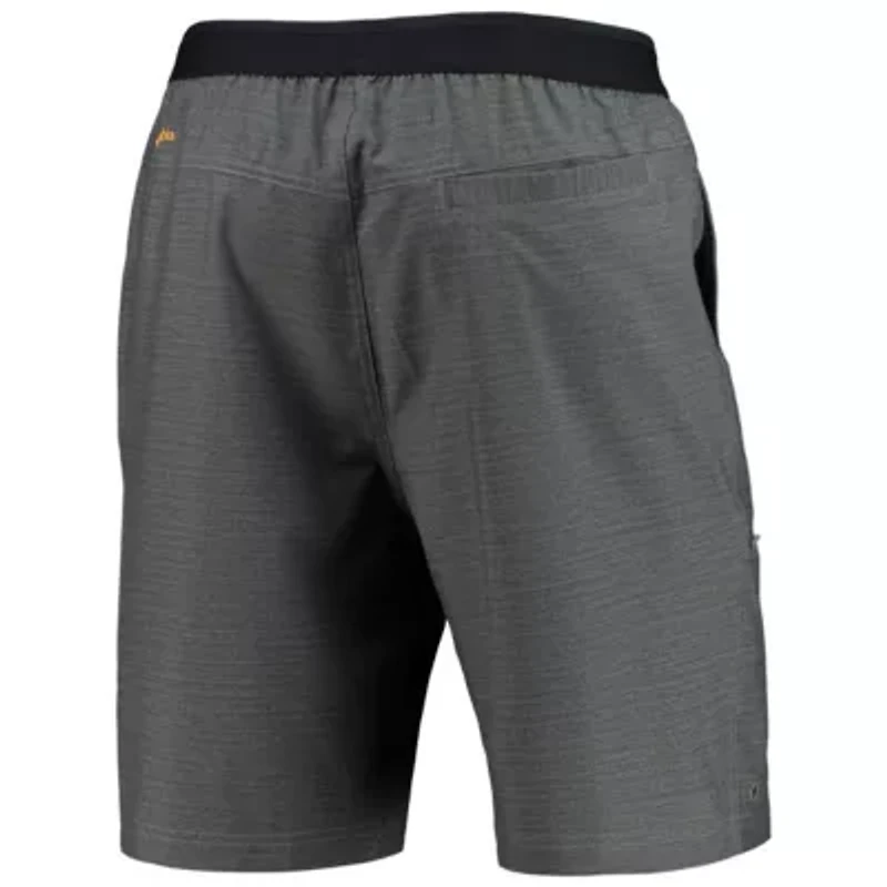 NCAA Heathered Clemson Tigers Twisted Creek Omni-Shield Shorts