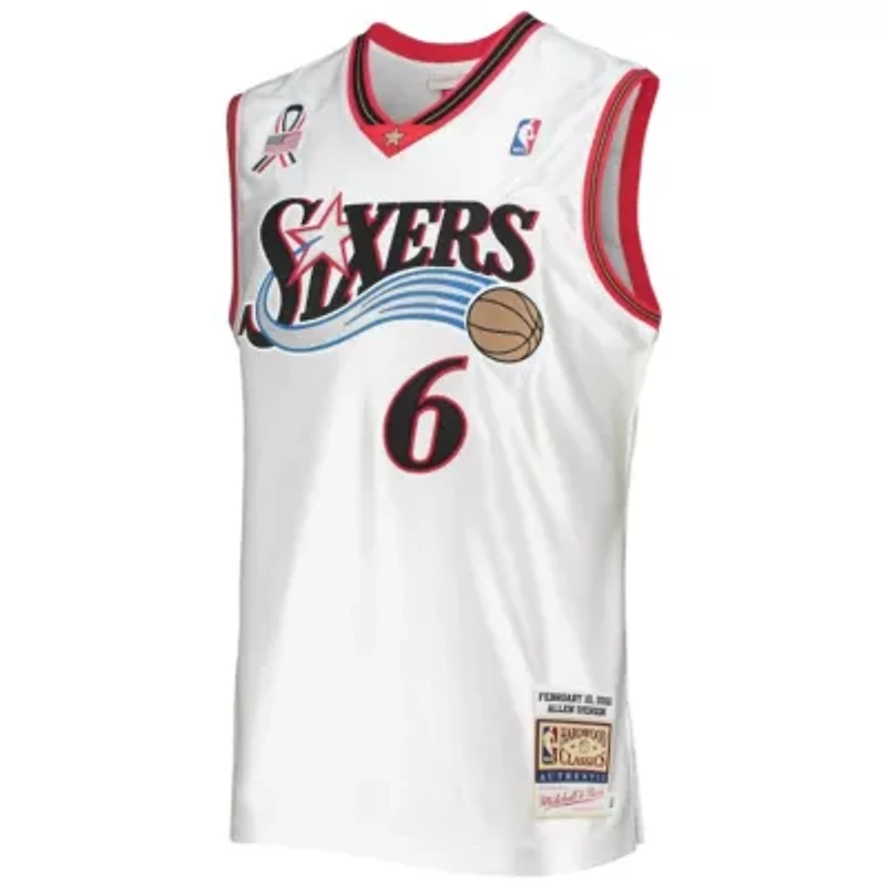 NBA Allen Iverson Eastern Conference Hardwood Classics 2002 All-Star Game Authentic Jersey