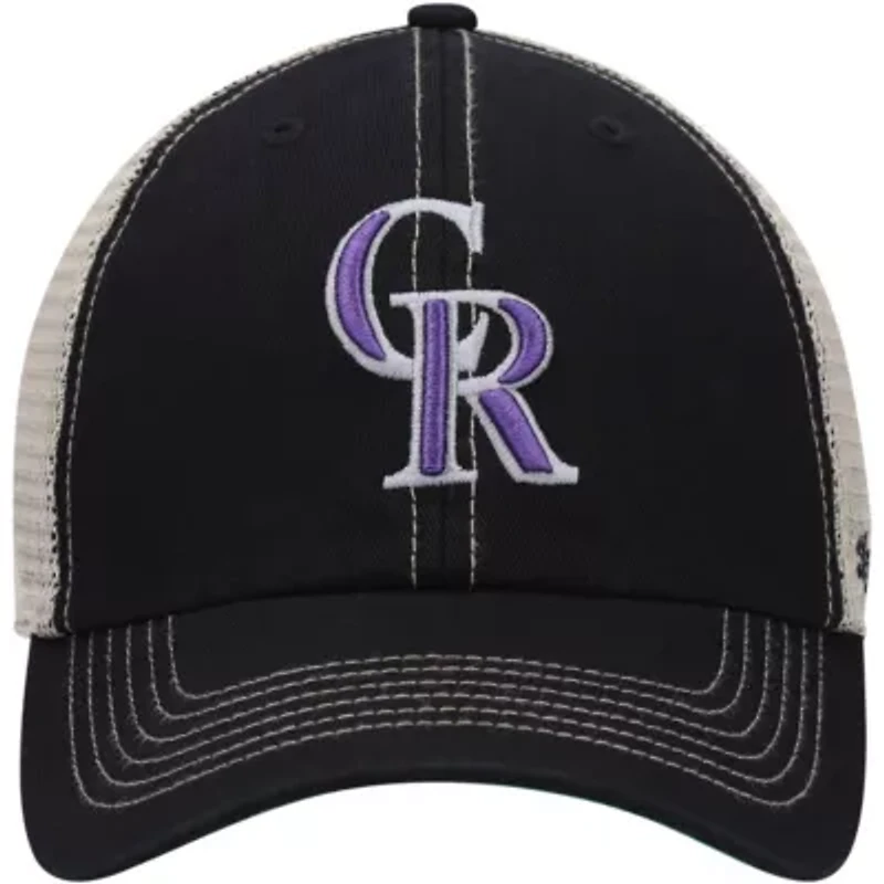MLB Colorado Rockies Trawler Clean Up Trucker Snapback Hat