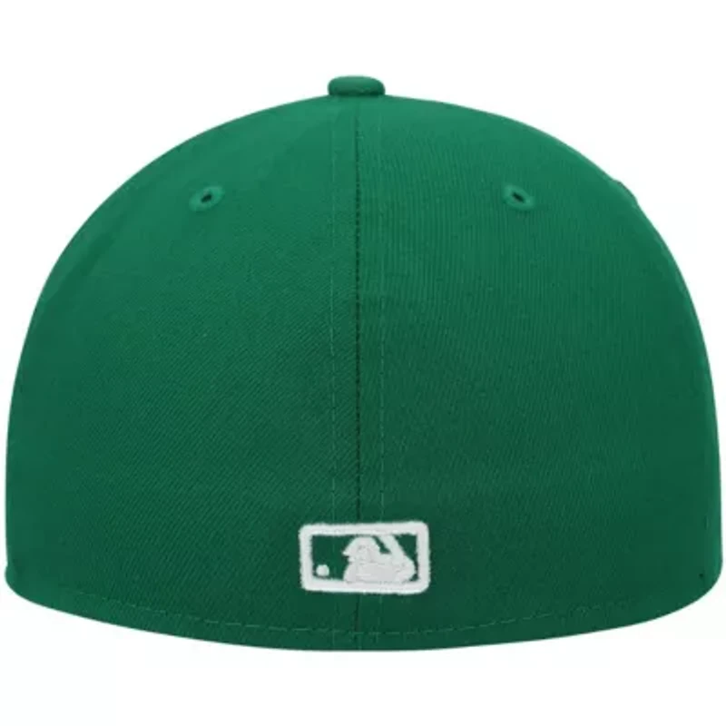 MLB Kelly Miami Marlins Logo 59FIFTY Fitted Hat