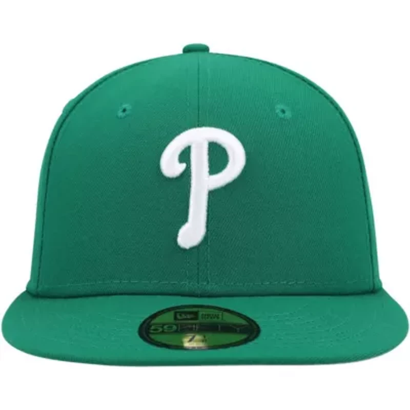 MLB Kelly Philadelphia Phillies Logo 59FIFTY Fitted Hat