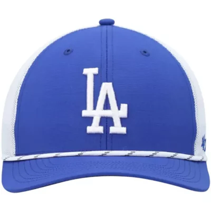 MLB Royal/White Los Angeles Dodgers Burden Trucker Snapback Hat