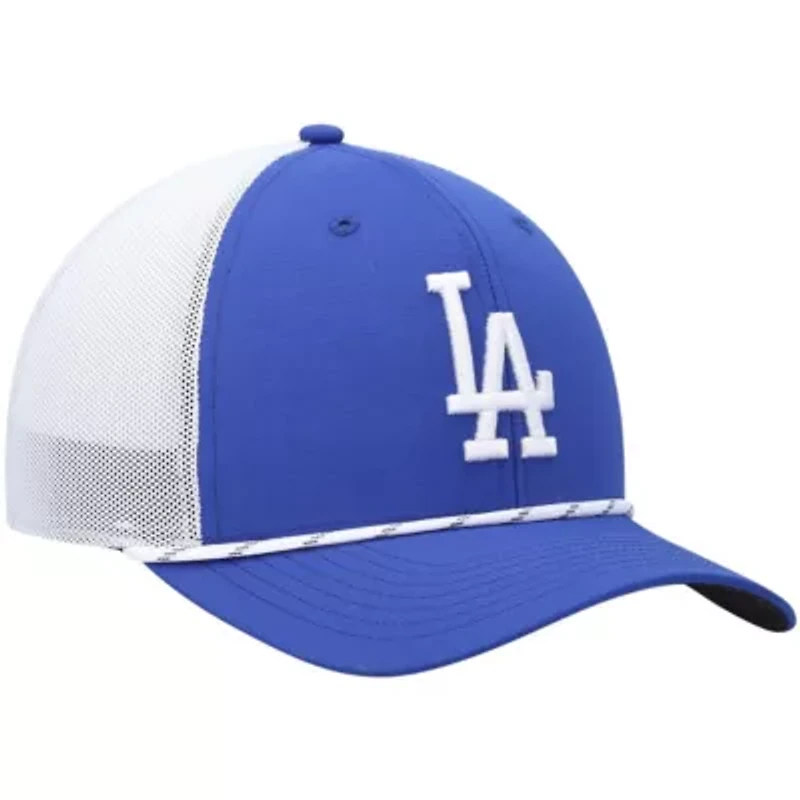 MLB Royal/White Los Angeles Dodgers Burden Trucker Snapback Hat