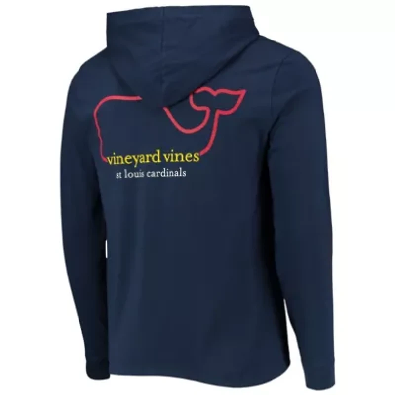 MLB Vineyard Vines St. Louis Cardinals Long Sleeve Hoodie T-Shirt