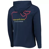 MLB Vineyard Vines St. Louis Cardinals Long Sleeve Hoodie T-Shirt