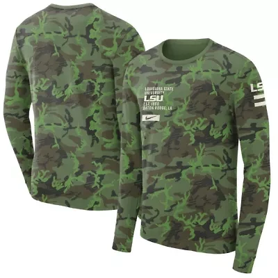 NCAA Nike LSU Tigers Military Long Sleeve T-Shirt