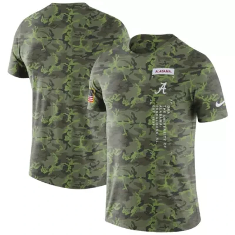 Alabama Crimson Tide NCAA Nike Military Dri-FIT T-Shirt