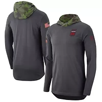 NCAA Nike Georgia Bulldogs Military Long Sleeve Hoodie T-Shirt
