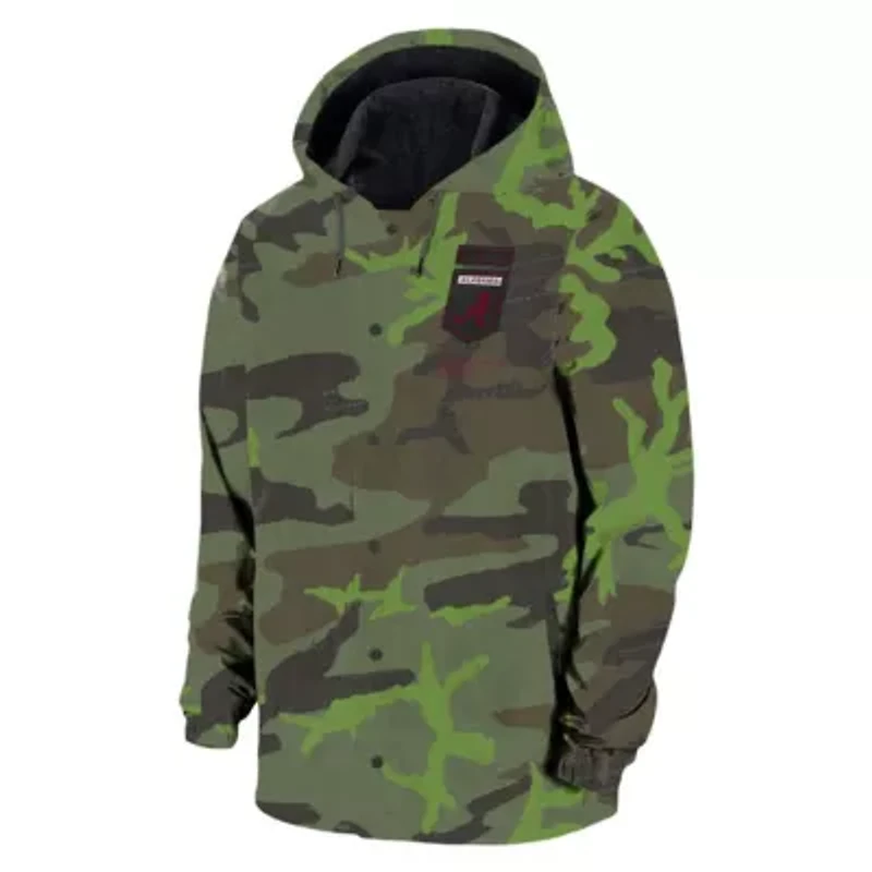 Alabama Crimson Tide NCAA Nike Hoodie Full-Snap Jacket