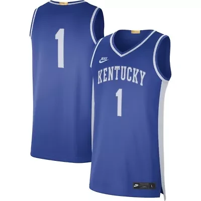 NCAA Nike #1 Kentucky Wildcats Limited Retro Jersey