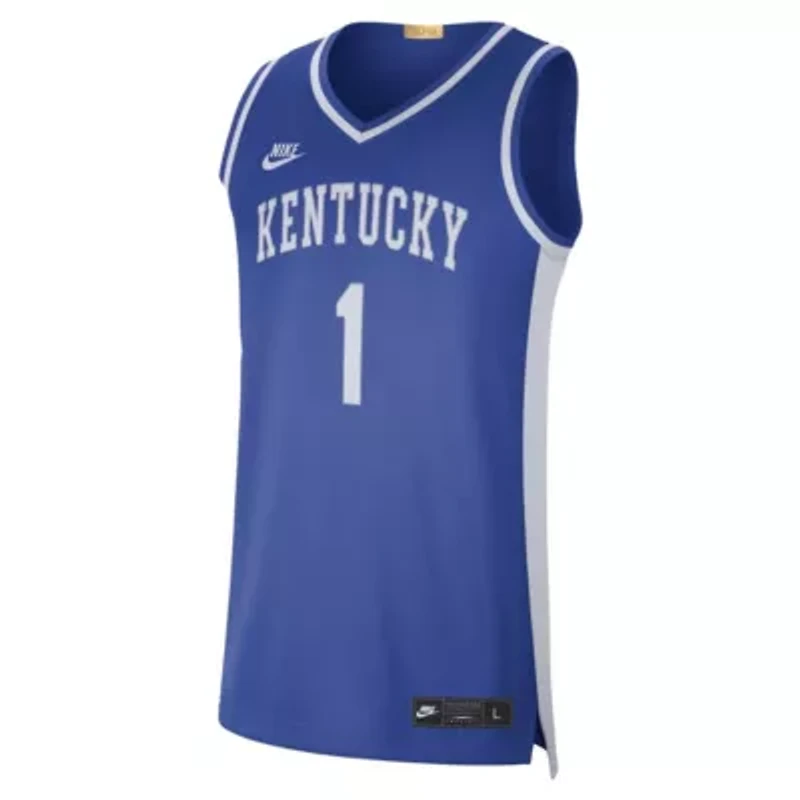 NCAA Nike #1 Kentucky Wildcats Limited Retro Jersey