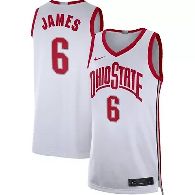 NCAA Nike LeBron James Ohio State Buckeyes Limited Basketball Jersey