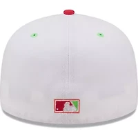 MLB White/Coral Chicago Cubs 1990 All-Star Game Strawberry Lolli 59FIFTY Fitted Hat