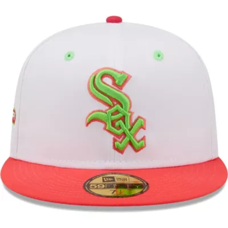 Chicago White Sox MLB White/Coral 2003 All-Star Game Strawberry Lolli 59FIFTY Fitted Hat