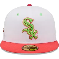 Chicago White Sox MLB White/Coral 2003 All-Star Game Strawberry Lolli 59FIFTY Fitted Hat