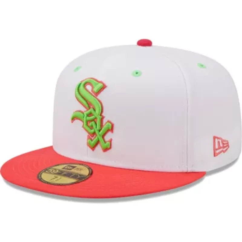 Chicago White Sox MLB White/Coral 2003 All-Star Game Strawberry Lolli 59FIFTY Fitted Hat