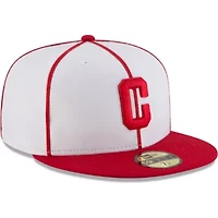 Negro League White/Red Pittsburgh Crawfords Cooperstown Collection Turn Back The Clock 59FIFTY Fitted Hat