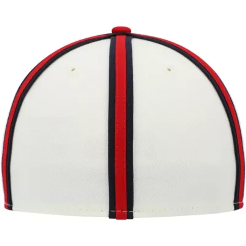 Negro League Cream/Red Kansas City Monarchs Cooperstown Collection Turn Back The Clock 59FIFTY Fitted Hat