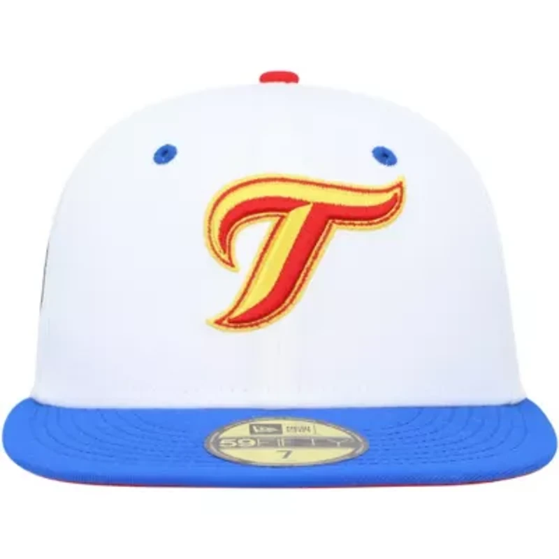 Toronto Blue Jays MLB White/Royal 30th Anniversary Cherry Lolli 59FIFTY Fitted Hat