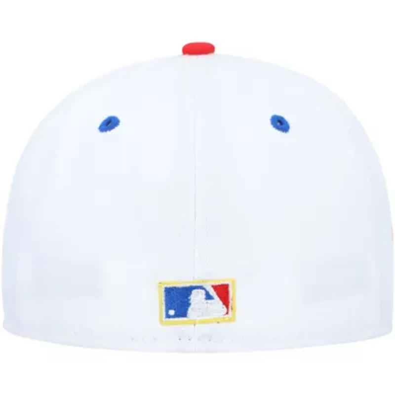 Toronto Blue Jays MLB White/Royal 30th Anniversary Cherry Lolli 59FIFTY Fitted Hat