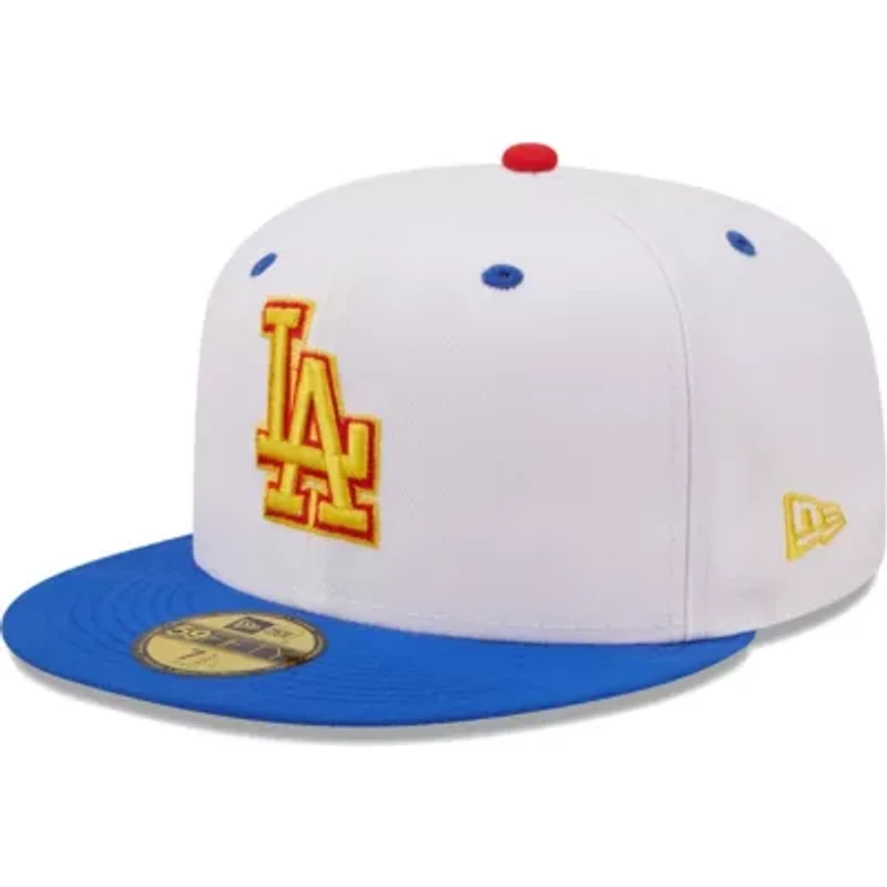 MLB White/Royal Los Angeles Dodgers 75th World Series Cherry Lolli 59FIFTY Fitted Hat