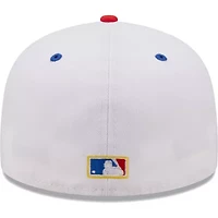Chicago White Sox MLB White/Royal 2005 World Series Cherry Lolli 59FIFTY Fitted Hat