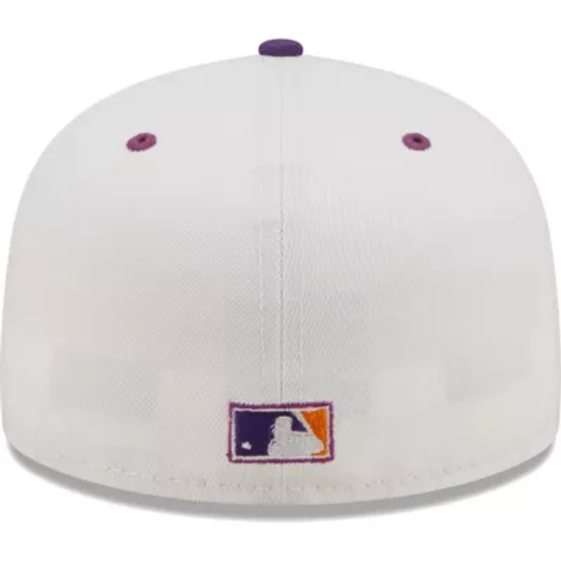 Oakland Athletics MLB White/Purple 30th Season Grape Lolli 59FIFTY Fitted Hat
