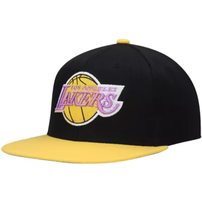 NBA Black/Gold Los Angeles Lakers Hardwood Classics Snapback Hat