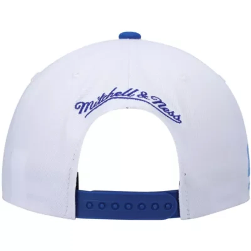 NBA White/Royal Los Angeles Lakers Hardwood Classics Snapback Hat