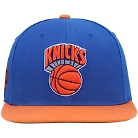 NBA Blue/Orange New York Knicks Hardwood Classics Snapback Hat