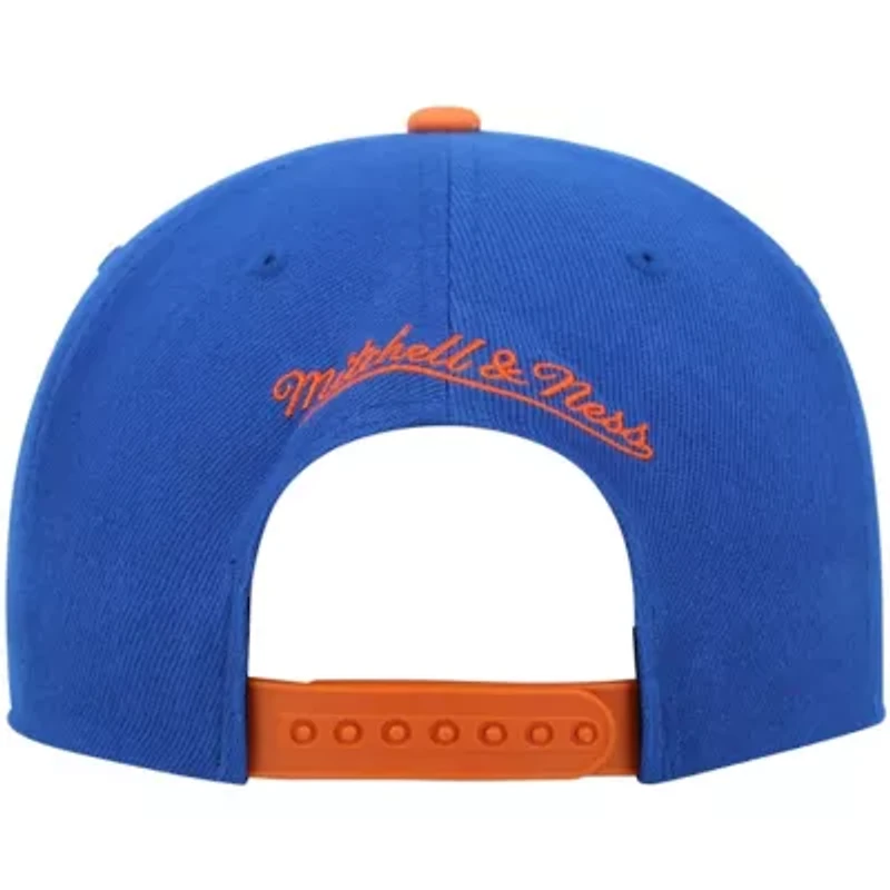 NBA Blue/Orange New York Knicks Hardwood Classics Snapback Hat