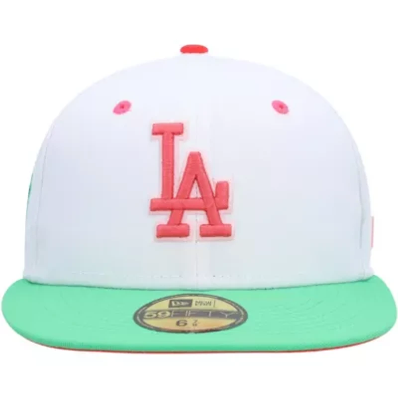 MLB White/Green Los Angeles Dodgers Watermelon Lolli 59FIFTY Fitted Hat