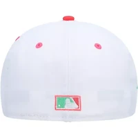 Oakland Athletics MLB White/Green Alternate Logo Watermelon Lolli 59FIFTY Fitted Hat