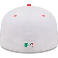 MLB White/Green Los Angeles Dodgers 50th Anniversary Watermelon Lolli 59FIFTY Fitted Hat