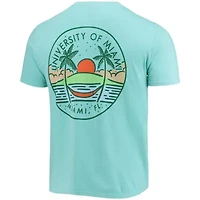 Miami (FL) Hurricanes NCAA Circle Scene T-Shirt