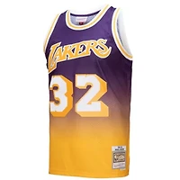 NBA Magic Johnson Los Angeles Lakers 1984/85 Hardwood Classics Fadeaway Swingman Player Jersey