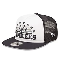 MLB White/Navy New York Yankees Gradient Golfer 9FIFTY Snapback Hat