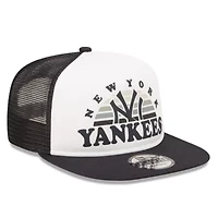 MLB White/Navy New York Yankees Gradient Golfer 9FIFTY Snapback Hat