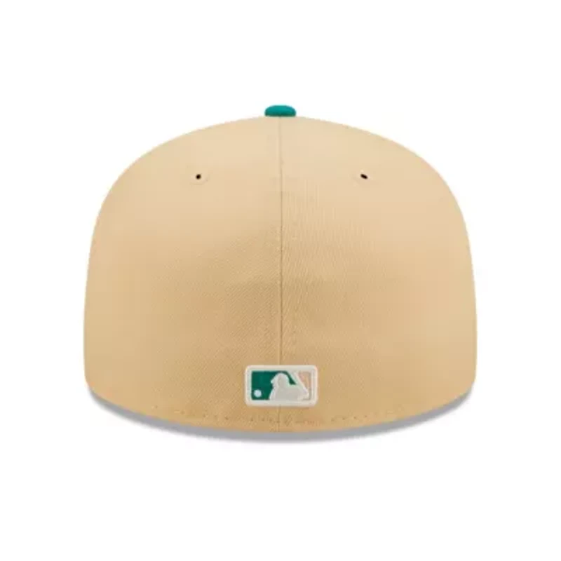 MLB Natural/Teal Los Angeles Dodgers Mango Forest 59FIFTY fitted hat
