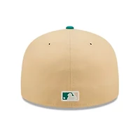 MLB Natural/Teal Los Angeles Dodgers Mango Forest 59FIFTY fitted hat
