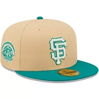 MLB Natural/Teal San Francisco Giants Mango Forest 59FIFTY fitted hat