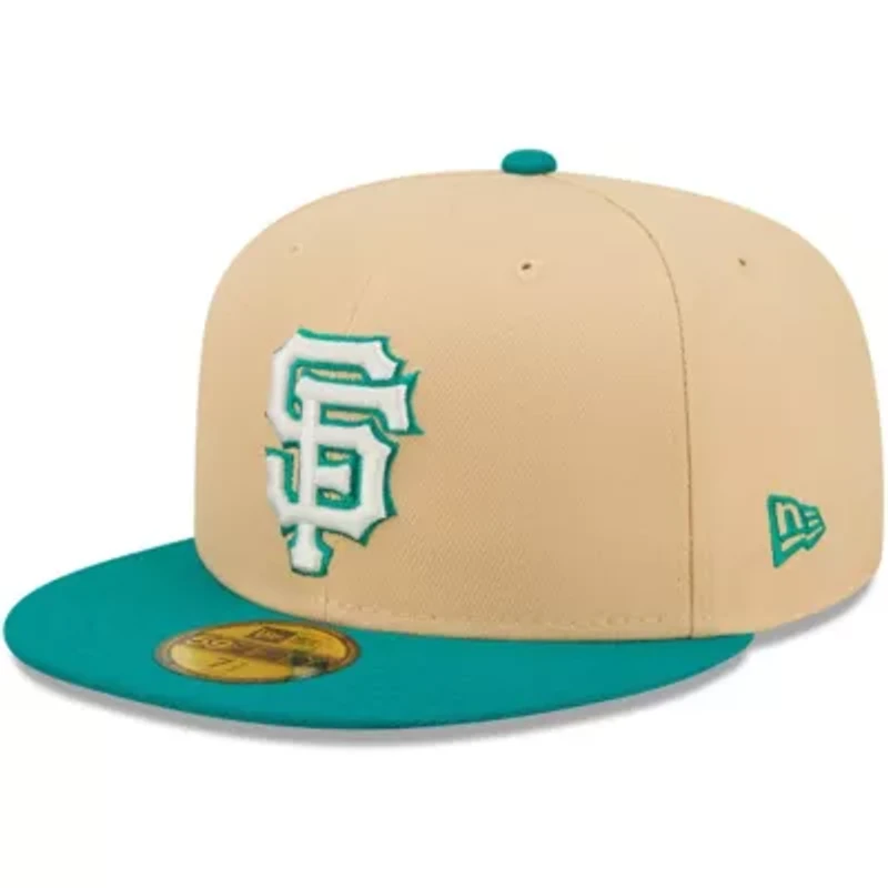 MLB Natural/Teal San Francisco Giants Mango Forest 59FIFTY fitted hat