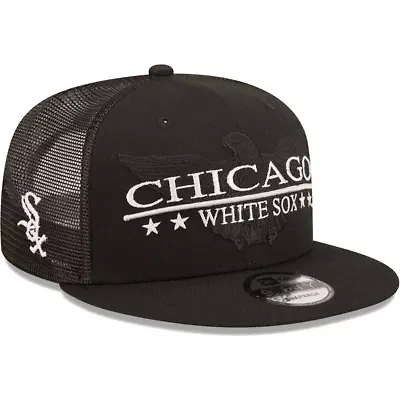 Chicago White Sox MLB Chicago Sox Patriot Trucker 9FIFTY Snapback Hat