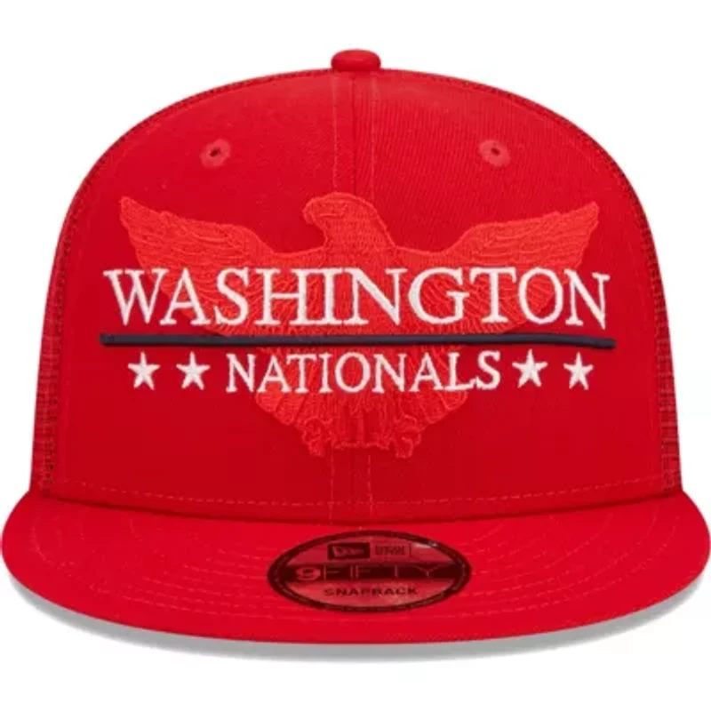 MLB Washington Nationals Patriot Trucker 9FIFTY Snapback Hat