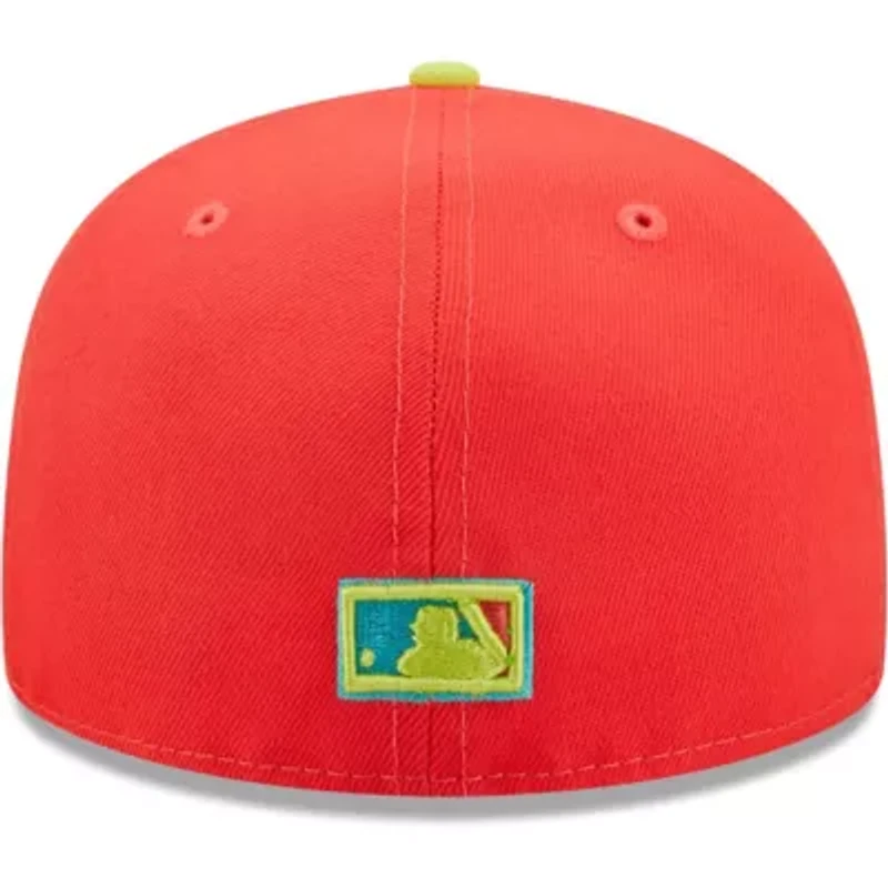 Boston Red Sox MLB Red/Neon Lava Highlighter Combo 59FIFTY Fitted Hat