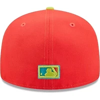 Boston Red Sox MLB Red/Neon Lava Highlighter Combo 59FIFTY Fitted Hat