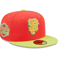 MLB Red/Neon San Francisco Giants Lava Highlighter Combo 59FIFTY Fitted Hat