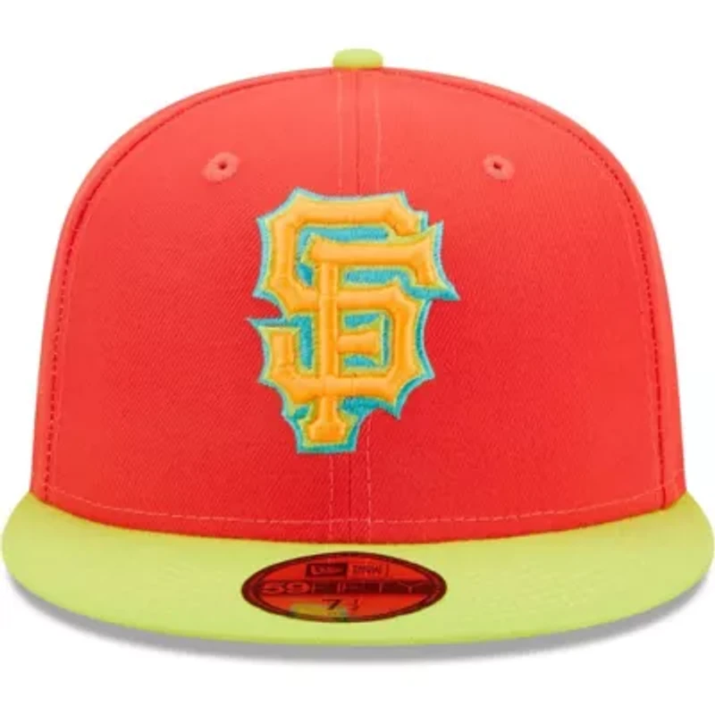 MLB Red/Neon San Francisco Giants Lava Highlighter Combo 59FIFTY Fitted Hat